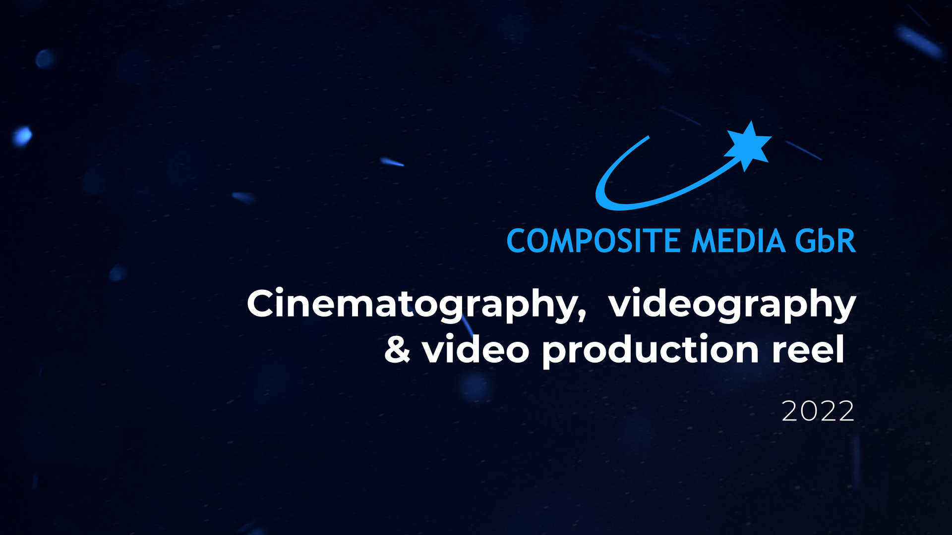 Cinematography, videography & video production reel 2022